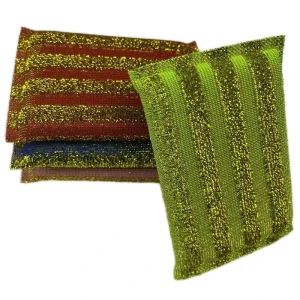 High elastic Soft Non Scratch Stripe Dish Washing Sponge Scouring Pads for Dishes