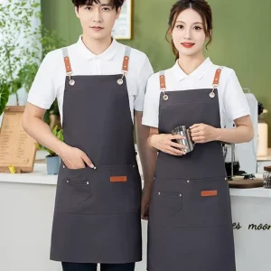High-end Apron High-quality Kitchen Promotional Gifts Apron Can Be Printed with LOGO