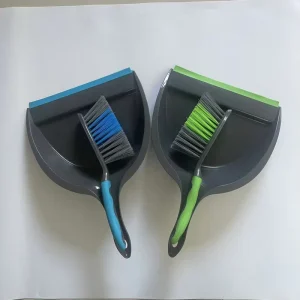 High quality Durable Plastic Household Dustpan with Nylon Brush Portable Indoor Cleaning Hand held Set (Custom Color)