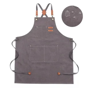 High quality Heavy duty Sleeveless Aprons with Custom Logo Embroidery and Printing Reusable and Durable for Cleaning Supplies