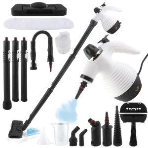 High temperature AC powered ABS Steam Cleaner for Air Conditioner and Kitchen Disinfection with Fume Mopping and Sprayer