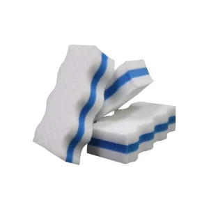 High value Durable Magic Eraser with Blue Sandwich Layer Environmental Friendly PU Sponge With Magic Eraser