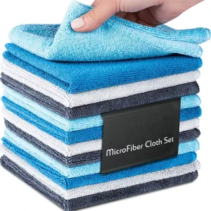 Highly Popular Microfiber Square Cloth for Kitchen and Car Cleaning Dishwashing Table Wiping Thickened Absorbent and Durable
