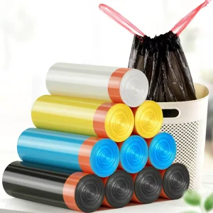 Holder Blue Plastic Household Trash Bag Pop Up Collapsible Car Garbage Bin