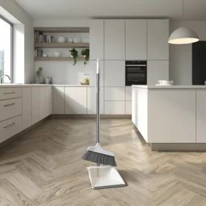 Home Clean Plastic Broom Dustpan Set Soft Bristle Cleaning Broom and Dustpan Set