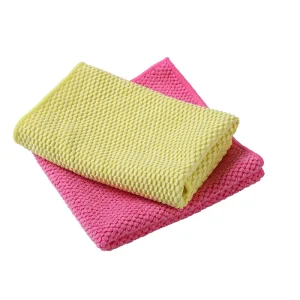 Home Cleaning Items 30x30cm 330gsm Kitchen Dish Cleaning Cloths Floor Cleaning Cloth
