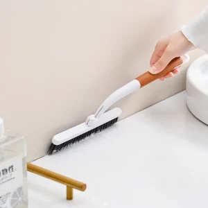 Home Cleaning Tool Brush Set Floor Dusting Brush Wooden Rotating Multi-Purpose Brush Portable Brush