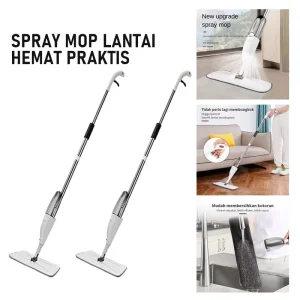 Home Eco Friendly Microfiber Lazy Design Easy Use Water Sprayer Rectangle Pattern Flat Handle Self Wringer 500 700ml Mop