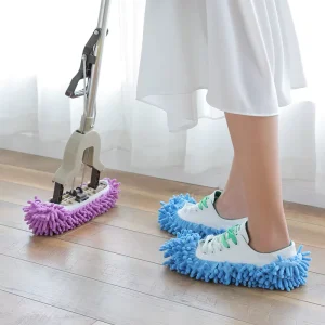 Home Floor Cleaning Dust Mop Slipper Reusable Mophead Foot House Cleaning Rag Eco Friendly High Dehydration Rate Fast Absorption