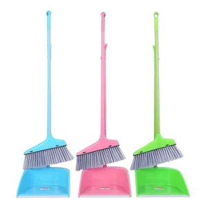 Home Floor Sweeper Household Cleaning Tools Set Cleaning Brush Broom Dustpan Stand Dustpans and Broom for Garbage Cleaning
