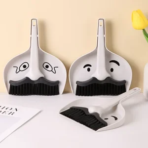 Home Kitchen Small Hand Broom and Dust Pan Set Office School Desk Table Mini Broom and Dustpan Set