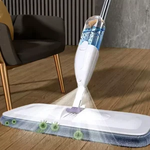 Home Multifunctional High Quality Spray Magic Automatic Rotation Intelligent Shiny Super Mop Microfiber Stainless Steel