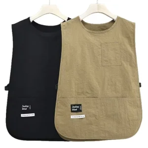 Home Shoulder Apron Waterproof and Anti Staining Catering Baking Customizable Logo Breathable Simple Waist for Adults