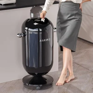 Home Trash Can Dustbin Recycle Trash Waste Garbage Bin Composting Bin