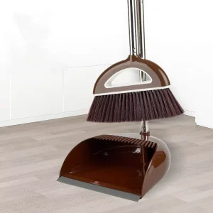 Home Use Non Stick PET Broom Set Easy to Use Broom and Dustpan Combo for Sweeping and Carrying Hair Brush Accessories