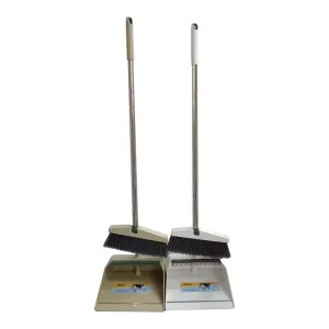 Home Use Plastic Cleaning Brush Broom and Dustpan Set Hand Style Floor Cleaner