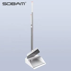 Home and Office Dust Pan and Broom Set for Kitchen and Lobby Floor Use PP Brush Broom and Dustpan Set