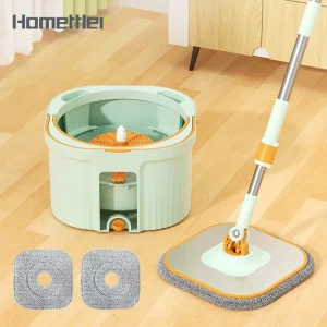 Homettler Mops Cleaning New Style Clean Dirty Separation Mop Large Capacity Household Items 360 Spin Mop with Bucket
