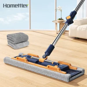 Homettler Mops Commercial Cleaning Super Large Flat Mops Larger Cleaning Area Reducing the Number of Back and forth Mopping