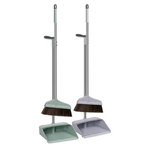 Hot Sell Plastic Home Usage Long Handle Sweeper Household Cleaning Tools Floor Dustpan and Broom Set