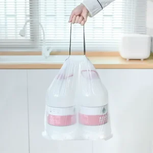 Hot Selling Biodegradable PE Plastic Trash Bags Shrink Garbage Bags With Custom Logo Good Price On Roll Rubbish Bags for Hotels