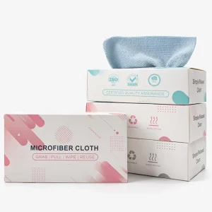 Hot Selling Boxed Pull Out Weekly Disposable Kitchen Microfiber Absorbent Wiping for Kitchen Dishwashing Table Cleaning Cloth