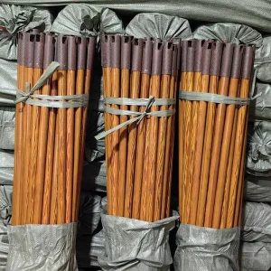 Hot Selling Eucalyptus Original Wooden Stick Mop Wood PVC Cover Handle Household Accessories Wooden Broom Handle
