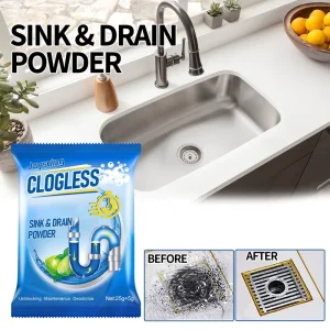 Hot Selling Household Drain Unblocking Powder Multi Scene Pipe Cleaner with Fresh Scent for Kitchen Bathroom Powder