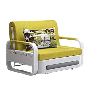 Hot Selling Modern Minimalist Foldable Extendable Sofa Bed Metal Fabric Bedroom Living Room Dining Hotels Apartments