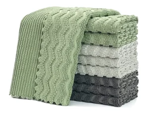 Hot Selling Woven Microfiber Quick Dry Cleaning Cloth Microfiber Hand Towel Microfiber Towel for Car Dish Use