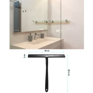 Hotel Bathroom Silikonrakel for Ceramic Walls Cleaning Silicone Shower Squeegee for Ceramic Floors
