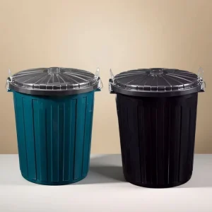 Hotel Commercial Round Plastic Bucket With Lid for Food Workshop Sanitation Sorting Hotel Kitchen Sundries Water Storage