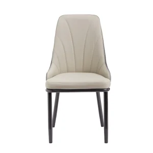 Hotel Dining Chair Modern Minimalist Home Upholstered Backrest Chair Leather for Balcony Living Room Restaurant Chess Room
