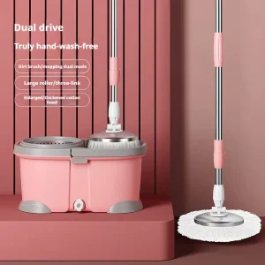 House Clean Tools Magic Telescopic Handle Cleaning Products Bucket and Floor Round Head Cleaning Rotating Mop