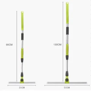 House Cleaning Wiper Telescopic Rod Rubber Broom Silicone Floor Squeegee