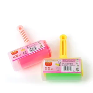 Household 10cm Silicone Rubber Adhesive Clothes Pet Hair Remover Cleaning Sticky Reusable Washable Gel Lint Roller