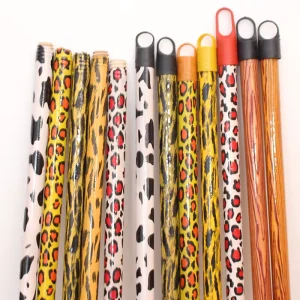 Household Accessories Wooden Broom Handle Household Kitchen Indoor Outdoor Broomstick PVC Coated Mop Stick
