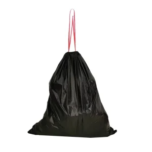 Household Black Drawstring Plastic Garbage Bag PE Refuse Sack Draw String Garbage Trash Bag on Roll with Drawstring