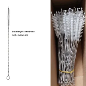 Household Bottle Glass Brush Cleaner Durable Nylon Straw Cleaner Brush