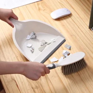 Household Broom Dustpan Set Plastic Floor Cleaning Sweeping Tool Custom Logo Broom and Dustpan Combo