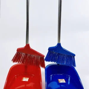 Household Broom Set and Dustpan Combo Set With Long Handle Broom and Plastic Broom Set in Stock