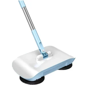 Household Cleaner Stainless Steel Creative Manual Automatic Sweeper Sweep Floor Mop
