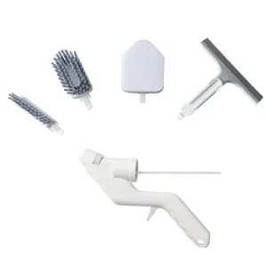 Household Cleaning Brush Set Cleaning Sprayer Glass Wiper Window Cleaning Kit Tile Mirror Brush