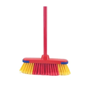 Household Cleaning Factory Good Quality Home Cleaning Sweeper Brooms and Brush Plastic Broom with Broom Stick