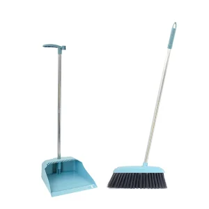 Household Cleaning Floor Broom Plastic Household Items Cleaning Broom and Dustpan Set