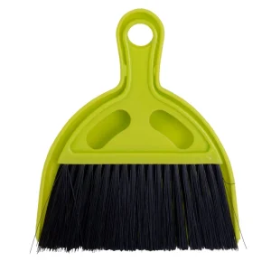 Household Cleaning Floor Long Handle Plastic Stick Broom and Dustpan Set Brooms