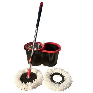 Household Cleaning Kit with Telescopic Handle Stainless Steel Spin Mop Microfiber Cloth Bucket Manufacturer