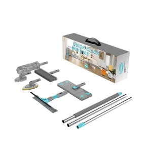 Household Cleaning Kit with Window Scraper and Mop