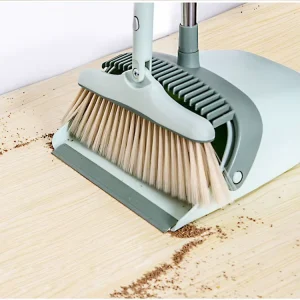 Household Cleaning Multi function Cleaning Soft Broom Plastic Material Long Handle Broom and Dustpan Set