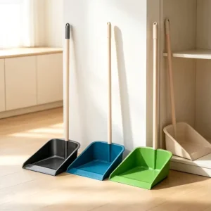 Household Cleaning New Design Plastic Dustpan Set with Customized Color and Logo